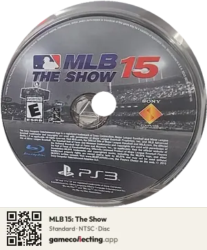 MLB 15: The Show PlayStation 3, NTSC disc