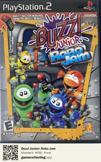 Buzz! Junior: Robo Jam PlayStation 2, NTSC box front