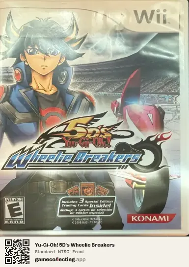Yu-Gi-Oh! 5D's Wheelie Breakers Nintendo Wii, NTSC box front
