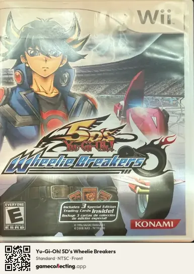 Yu-Gi-Oh! 5D's Wheelie Breakers Nintendo Wii, NTSC box front