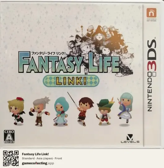 Fantasy Life Link! Nintendo 3DS, Asia box front