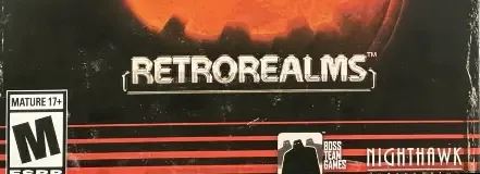 RetroRealms Double Feature: Halloween and Ash vs Evil Dead, the ESRB box on its front
