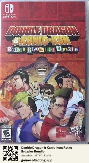 Double Dragon & Kunio-kun: Retro Brawler Bundle Nintendo Switch, NTSC box front