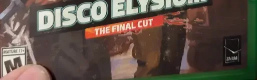 Disco Elysium: The Final Cut, the ESRB box on its front