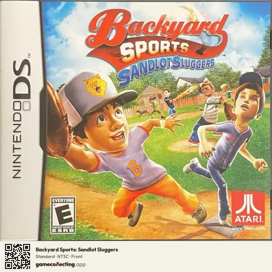 Backyard Sports: Sandlot Sluggers Nintendo DS, NTSC box front