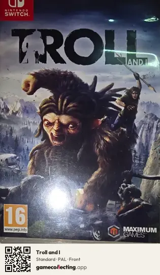 Troll and I Nintendo Switch, PAL box front