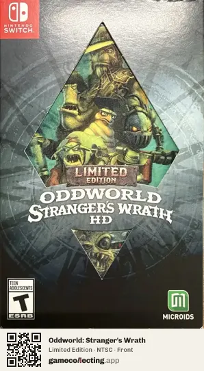 Oddworld: Stranger's Wrath Nintendo Switch, NTSC box front