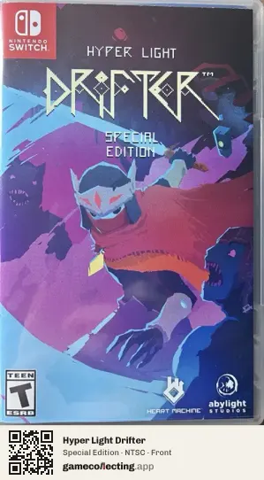 Hyper Light Drifter Nintendo Switch, NTSC box front