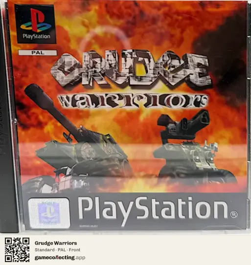 Grudge Warriors PlayStation, PAL box front