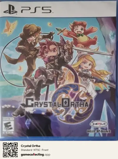 Crystal Ortha PlayStation 5, NTSC box front