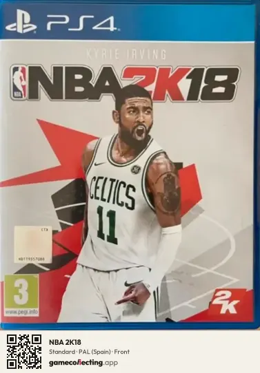 NBA 2K18 PlayStation 4, Spain box front