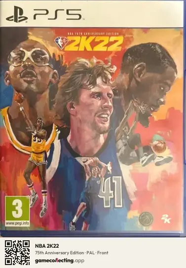 NBA 2K22 PlayStation 5, PAL box front