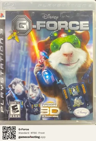 G-Force PlayStation 3, NTSC box front