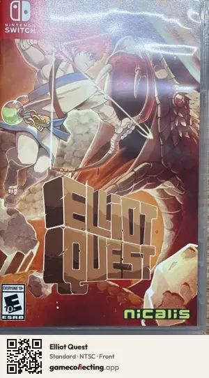 Elliot Quest Nintendo Switch, NTSC box front
