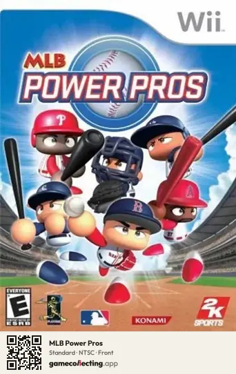 MLB Power Pros Nintendo Wii, NTSC box front