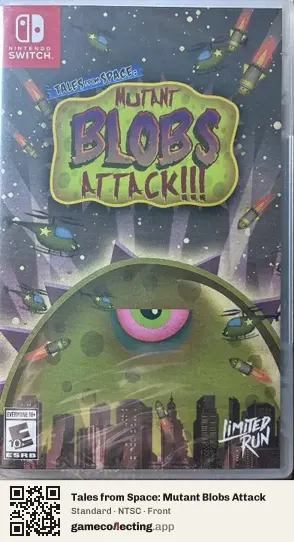 Tales from Space: Mutant Blobs Attack Nintendo Switch, NTSC box front