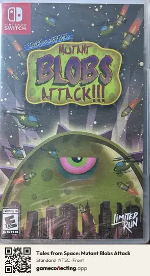 Tales from Space: Mutant Blobs Attack Nintendo Switch, NTSC box front