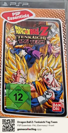 Dragon Ball Z: Tenkaichi Tag Team PlayStation Portable, Germany box front