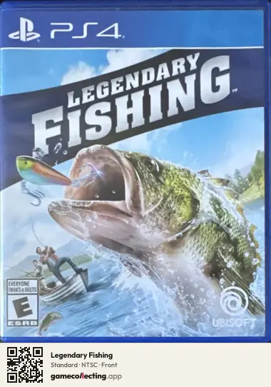 Legendary Fishing PlayStation 4, NTSC box front