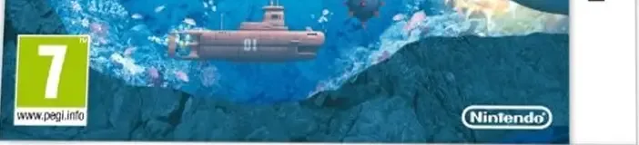 Steel Diver, the PEGI square on its front