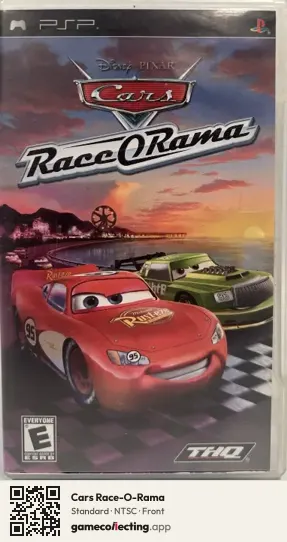 Cars Race-O-Rama PlayStation Portable, NTSC box front