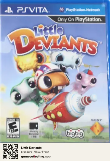 Little Deviants PlayStation Vita, NTSC box front
