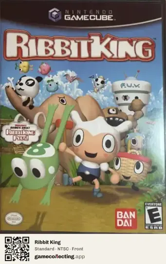 Ribbit King Nintendo GameCube, NTSC box front