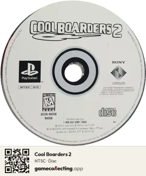 Cool Boarders 2 PlayStation, NTSC disc