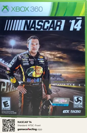 NASCAR '14 Xbox 360, NTSC box front