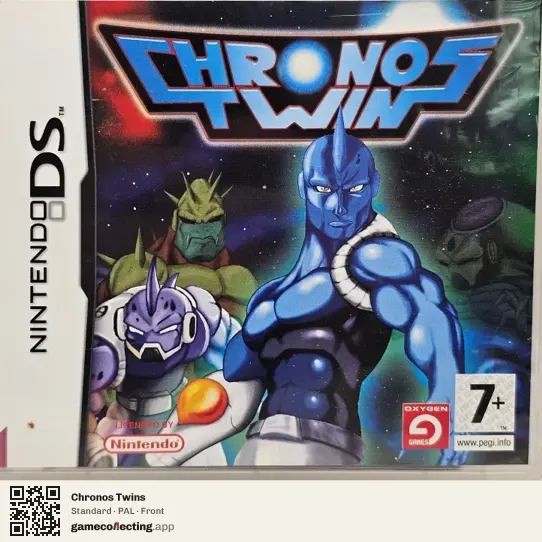 Chronos Twins Nintendo DS, PAL box front