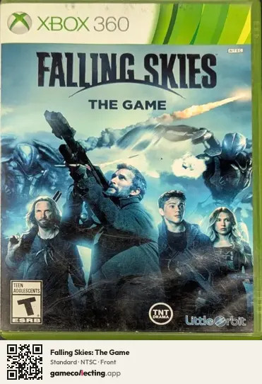Falling Skies: The Game Xbox 360, NTSC box front