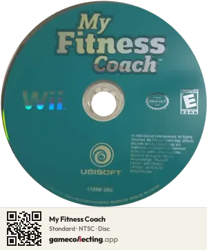 My Fitness Coach Nintendo Wii, NTSC disc