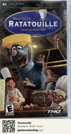 Ratatouille PlayStation Portable, NTSC box front
