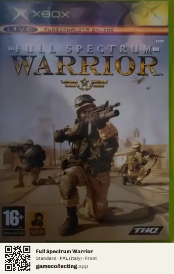 Full Spectrum Warrior Xbox, Italy box front