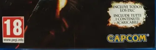 Resident Evil 5, the PEGI square on its front