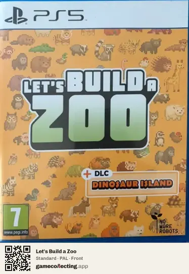Let's Build a Zoo PlayStation 5, PAL box front