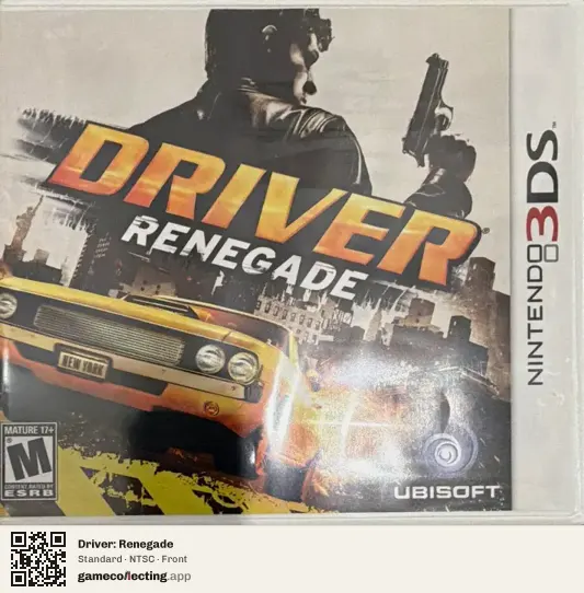 Driver: Renegade Nintendo 3DS, NTSC box front
