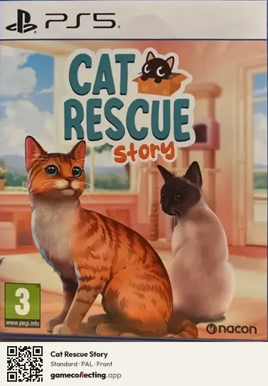 Cat Rescue Story PlayStation 5, PAL box front