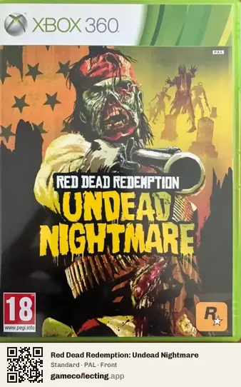 Red Dead Redemption: Undead Nightmare Xbox 360, PAL box front