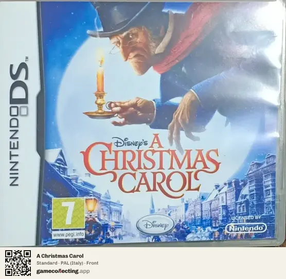 A Christmas Carol Nintendo DS, Italy box front