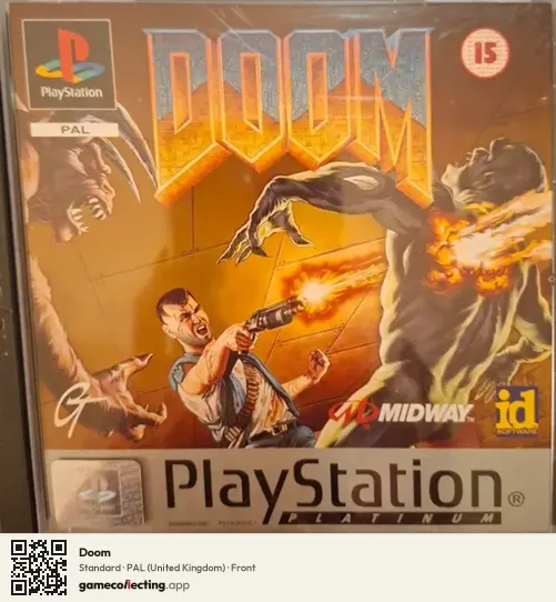 Doom PlayStation, United Kingdom box front