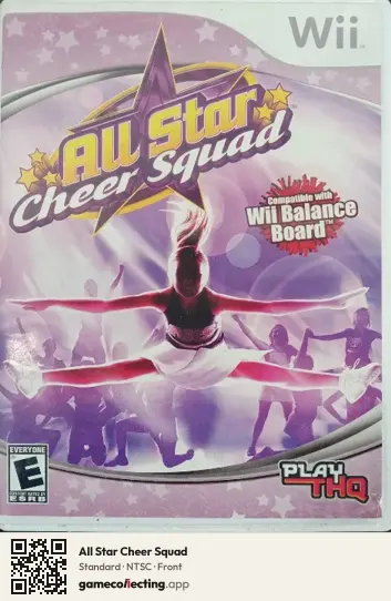 All Star Cheer Squad Nintendo Wii, NTSC box front