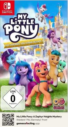 My Little Pony: A Zephyr Heights Mystery Nintendo Switch, Germany box front