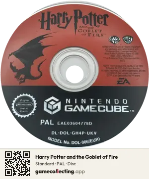 Harry Potter and the Goblet of Fire Nintendo GameCube, PAL disc