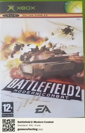 Battlefield 2: Modern Combat Xbox, PAL box front