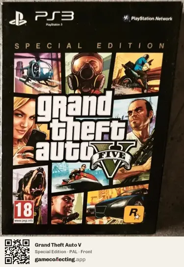 Grand Theft Auto V PlayStation 3, PAL box front