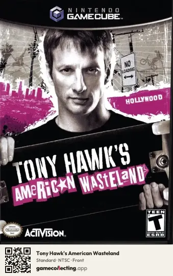 Tony Hawk's American Wasteland Nintendo GameCube, NTSC box front
