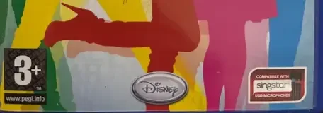 Disney Sing It, the PEGI square on its front