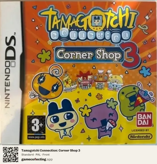Tamagotchi Connection: Corner Shop 3 Nintendo DS, PAL box front