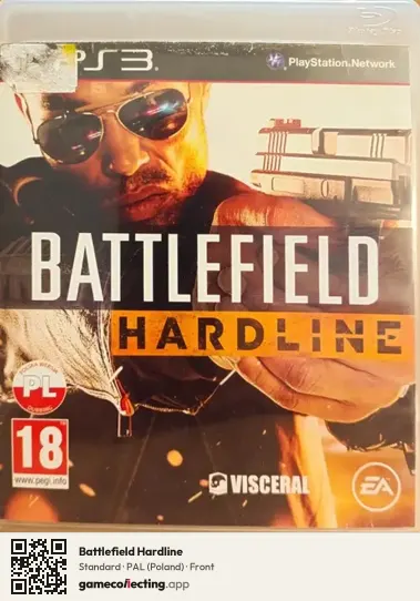 Battlefield Hardline PlayStation 3, Poland box front